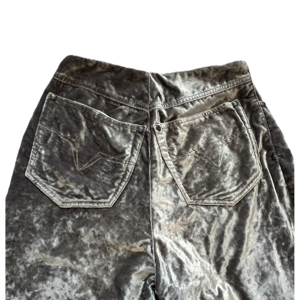 VTG Lux 90's Club Scene-vibe Versace Jeans Signature Silver Pants Women's 29